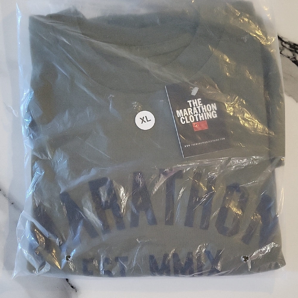 The Marathon Clothing Olive Green Tee